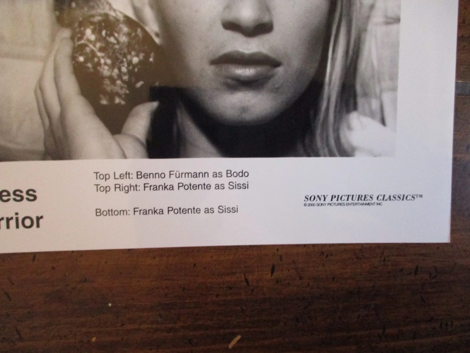 (2001)(THE PRINCESS & THE WARRIOR)Benno Furmann/Franka Potente/8 x10 B & W Photo, изображение 2