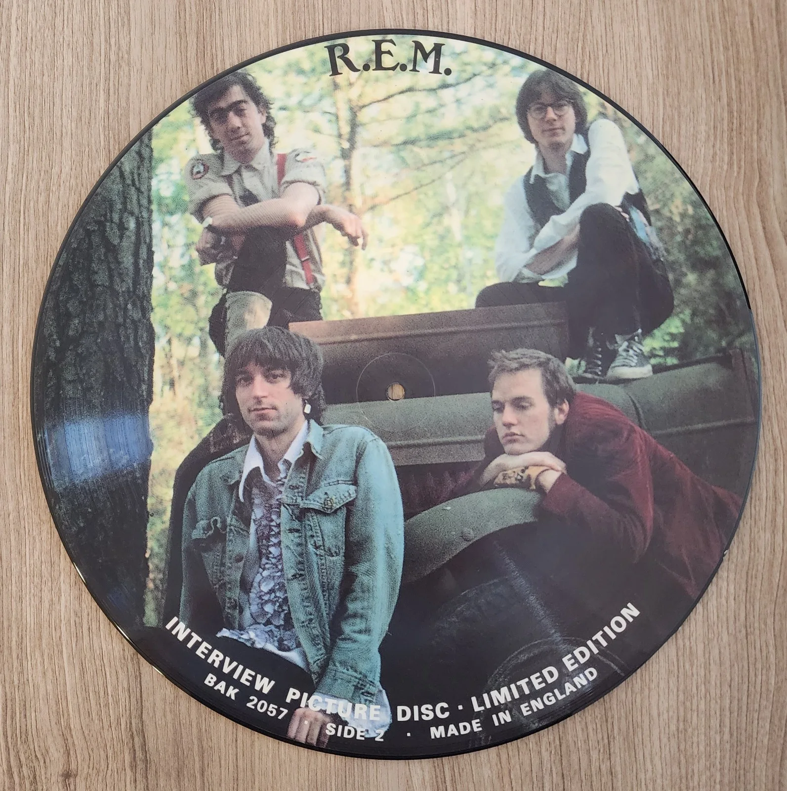 Mike Mills Signed R.E.M. - Interview Picture Disc Vinyl Record LEGEND RAD, image 2