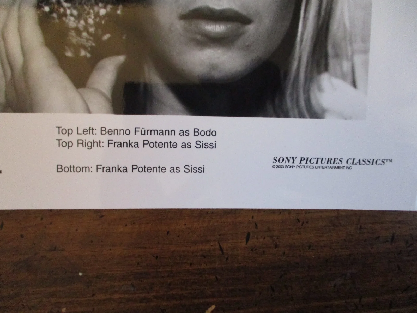 Franka Potente/Benno Furmann(THE PRINCESS & THE WARRIOR)2001 8 x 10 B & W Photo, изображение 2