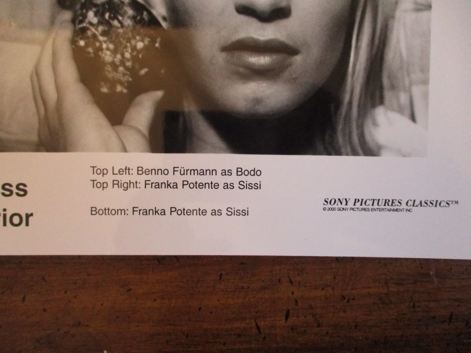 Benno Furmann/Franka Potente(THE PRINCESS & THE WARRIOR)2001 8 x 10 B & W Photo, изображение 2