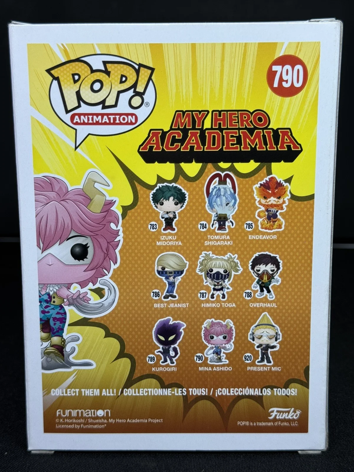 Caitlin Glass — Mina Ashido #790 My Hero Academia Funko Pop Signed By Caitlin Glass w/COA, изображение 3