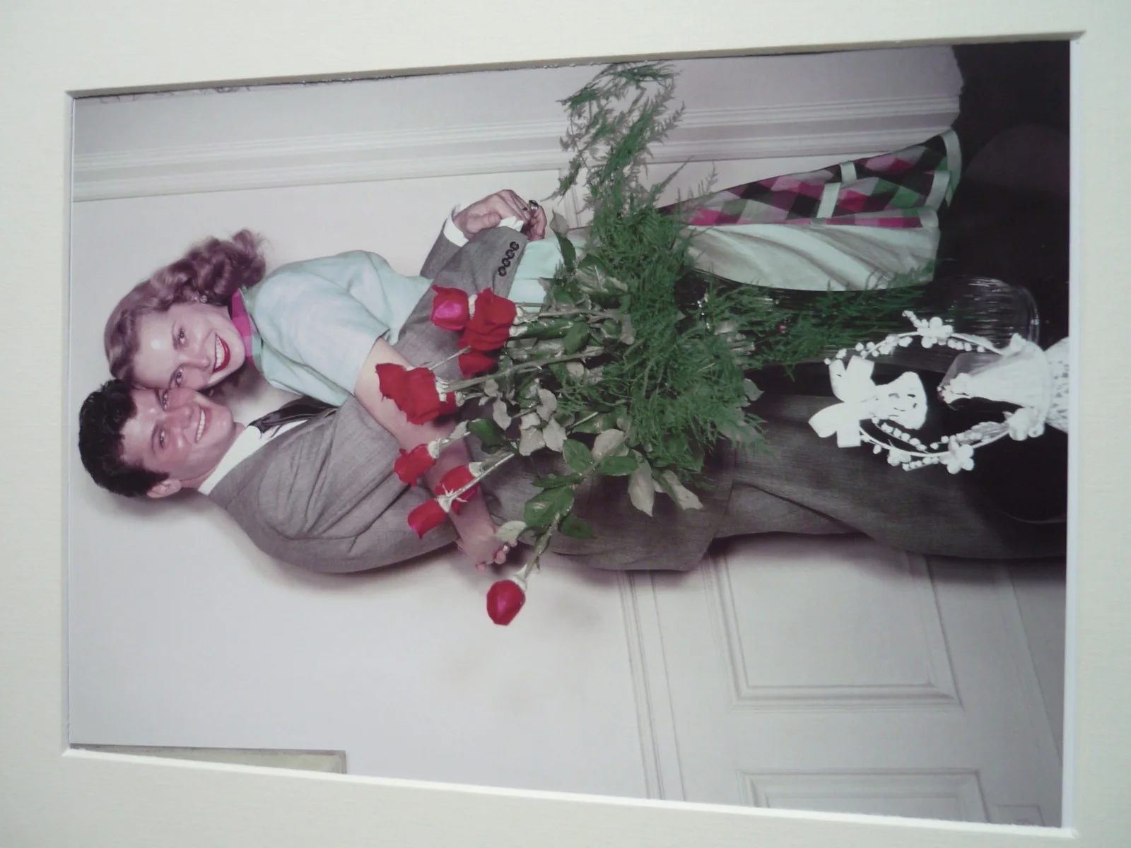 Framed 14x11 Poster Film Wedding tony curtis janet leigh red bouquet, изображение 2