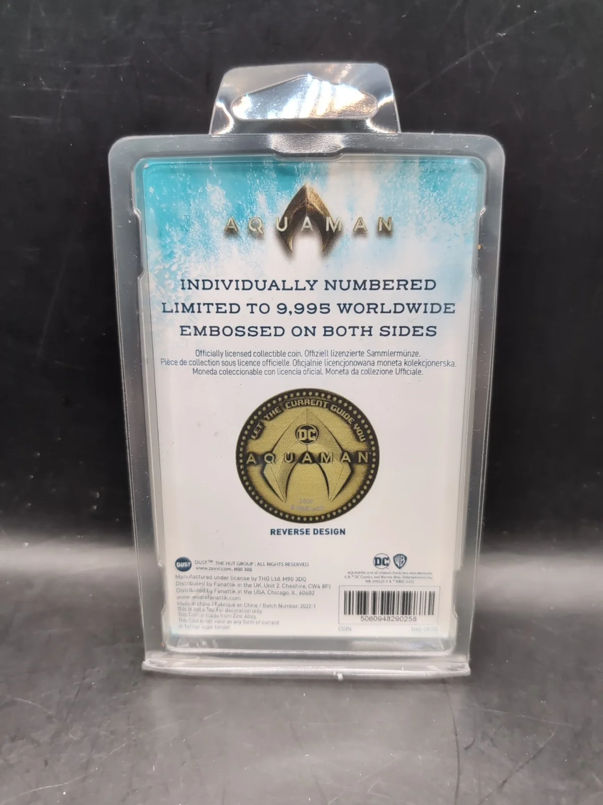 DC Aquaman Limited Edition Collectible Coin, изображение 3