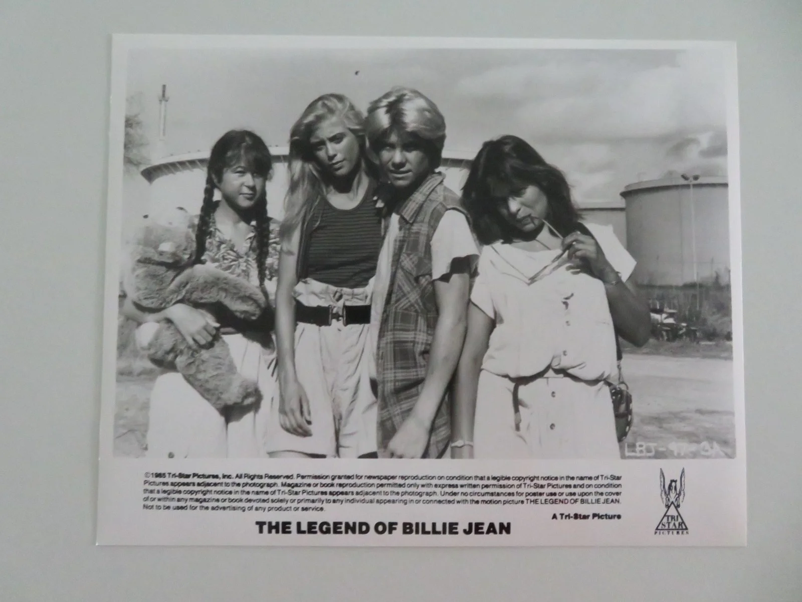 THE LEGEND OF BILLIE JEAN MOVIE STILL PHOTO LOT OF 6 HELEN SLATER K. GORDON 1985, изображение 4