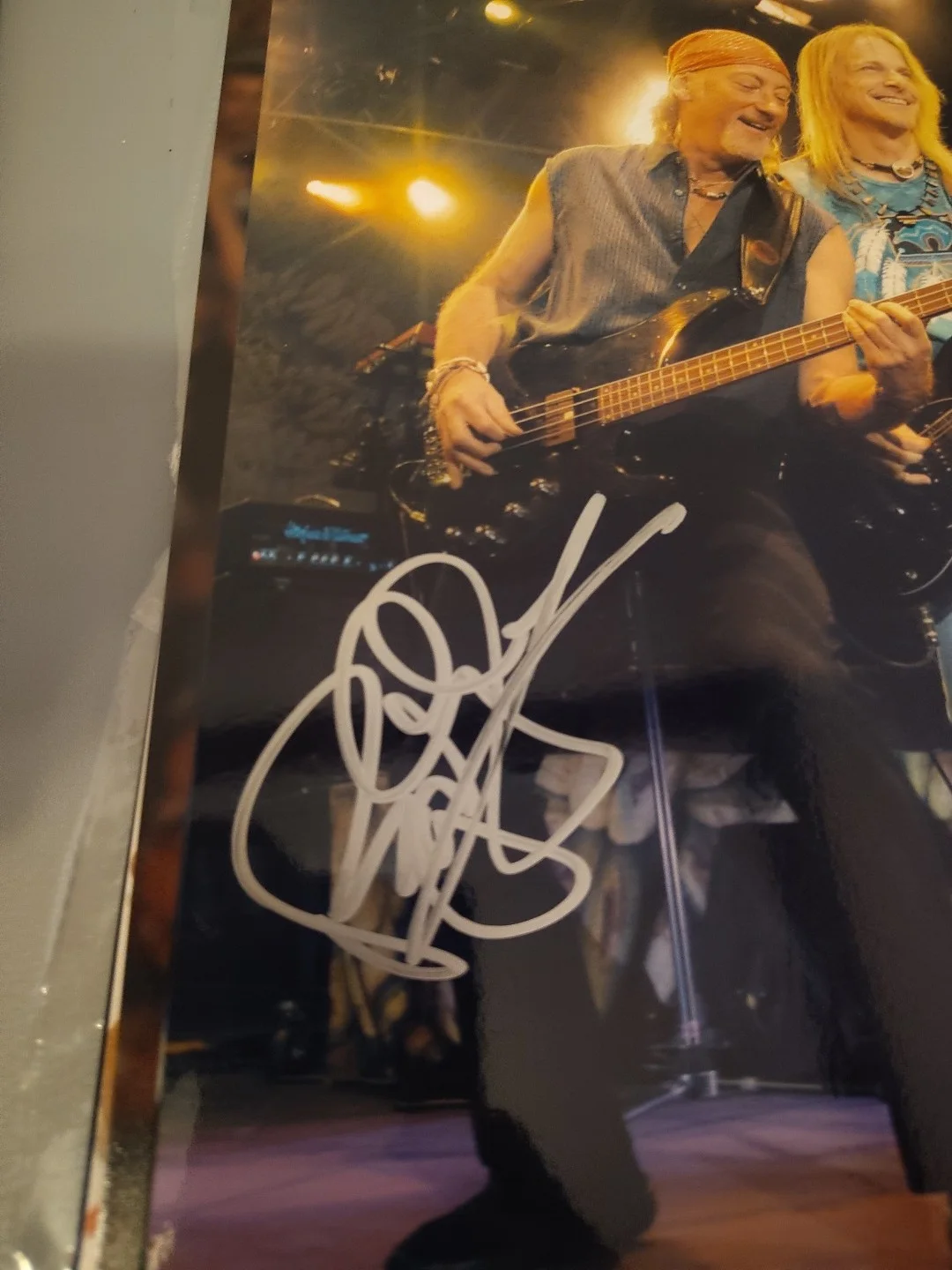 Deep Purple Signed Roger Glover Steve Morse 8x10, image 3
