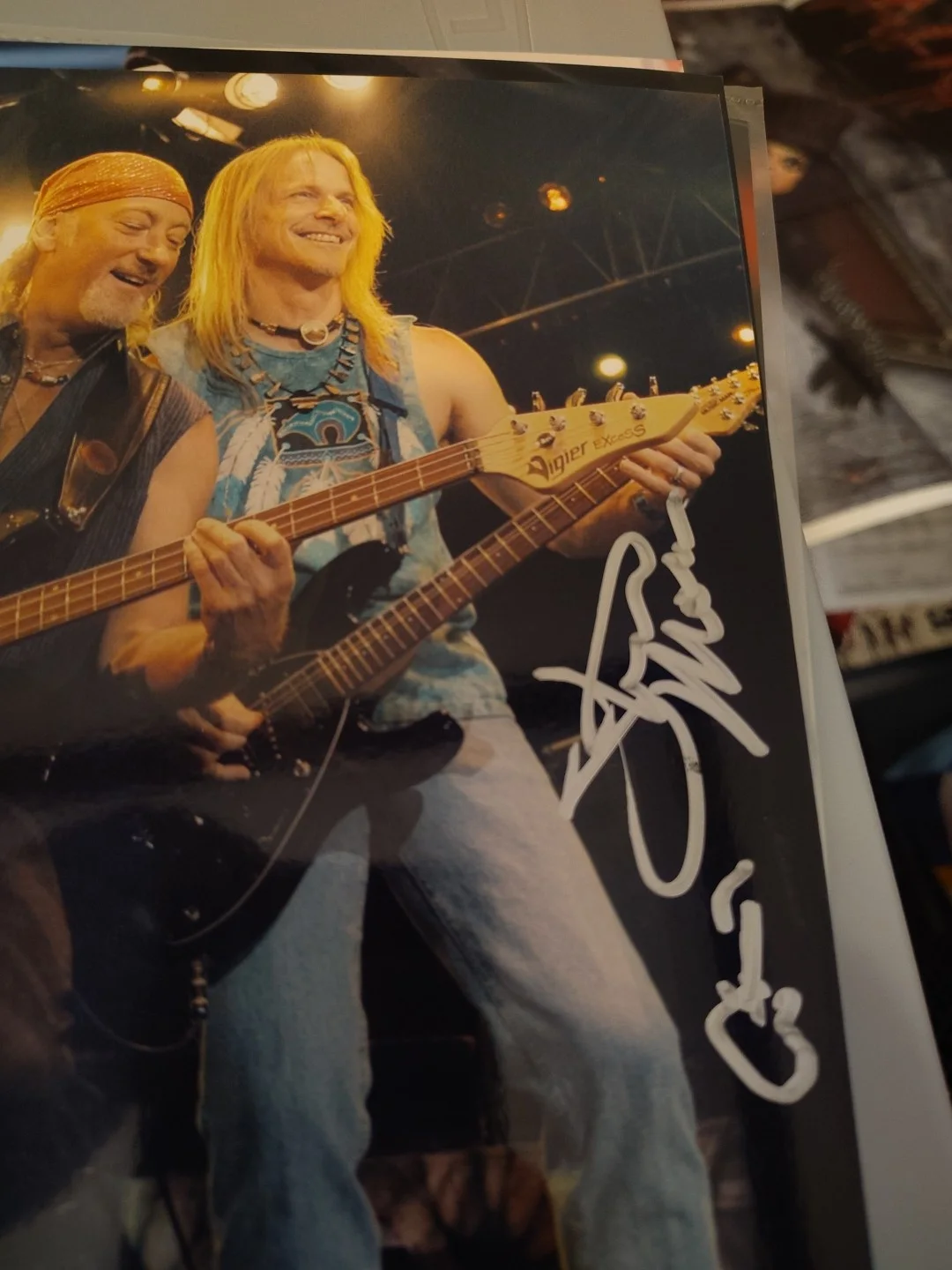 Deep Purple Signed Roger Glover Steve Morse 8x10, image 4