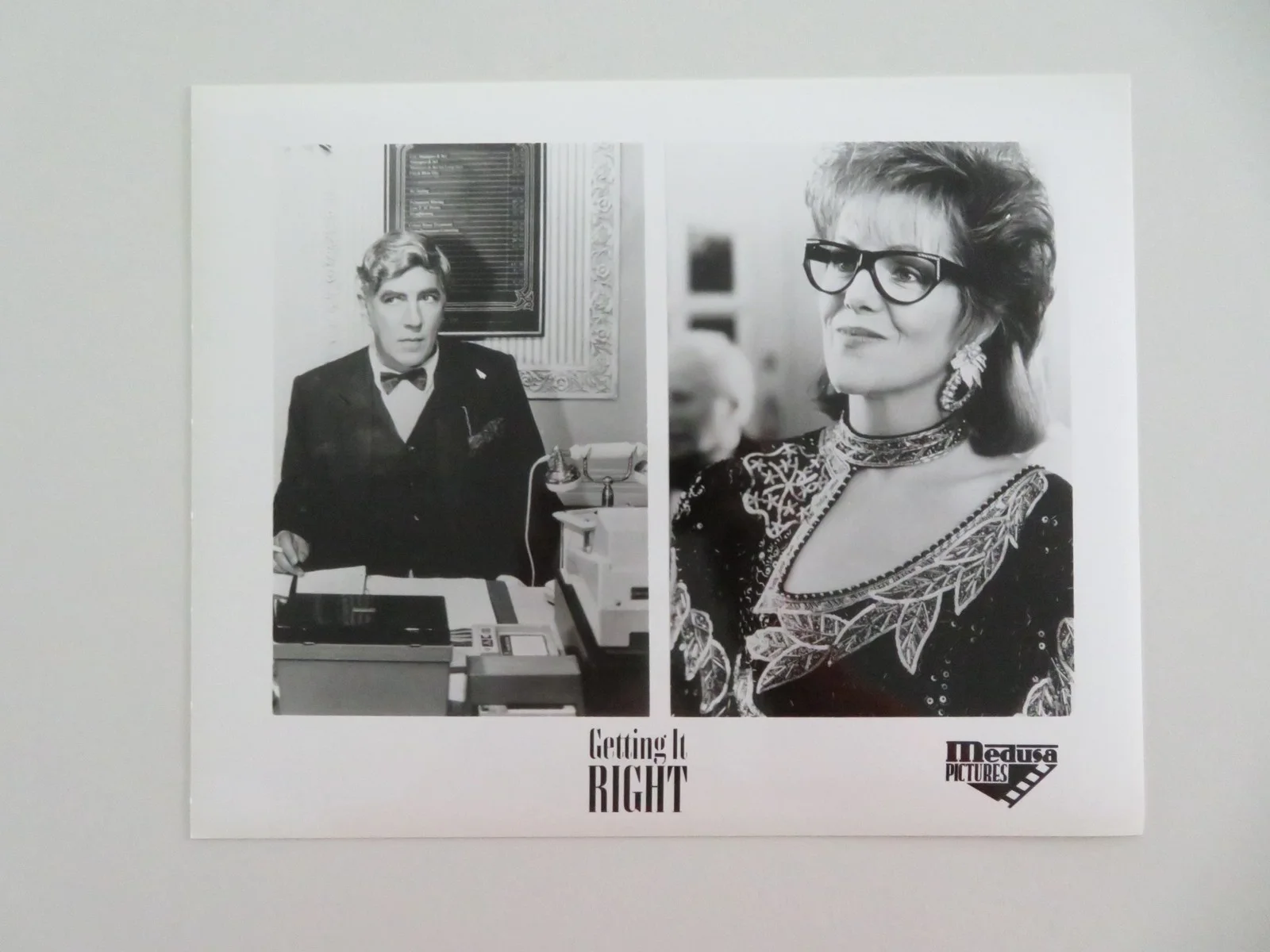GETTING IT RIGHT MOVIE STILL PHOTO LOT OF 3 JANE HORROCKS PETER COOK 1989, изображение 4