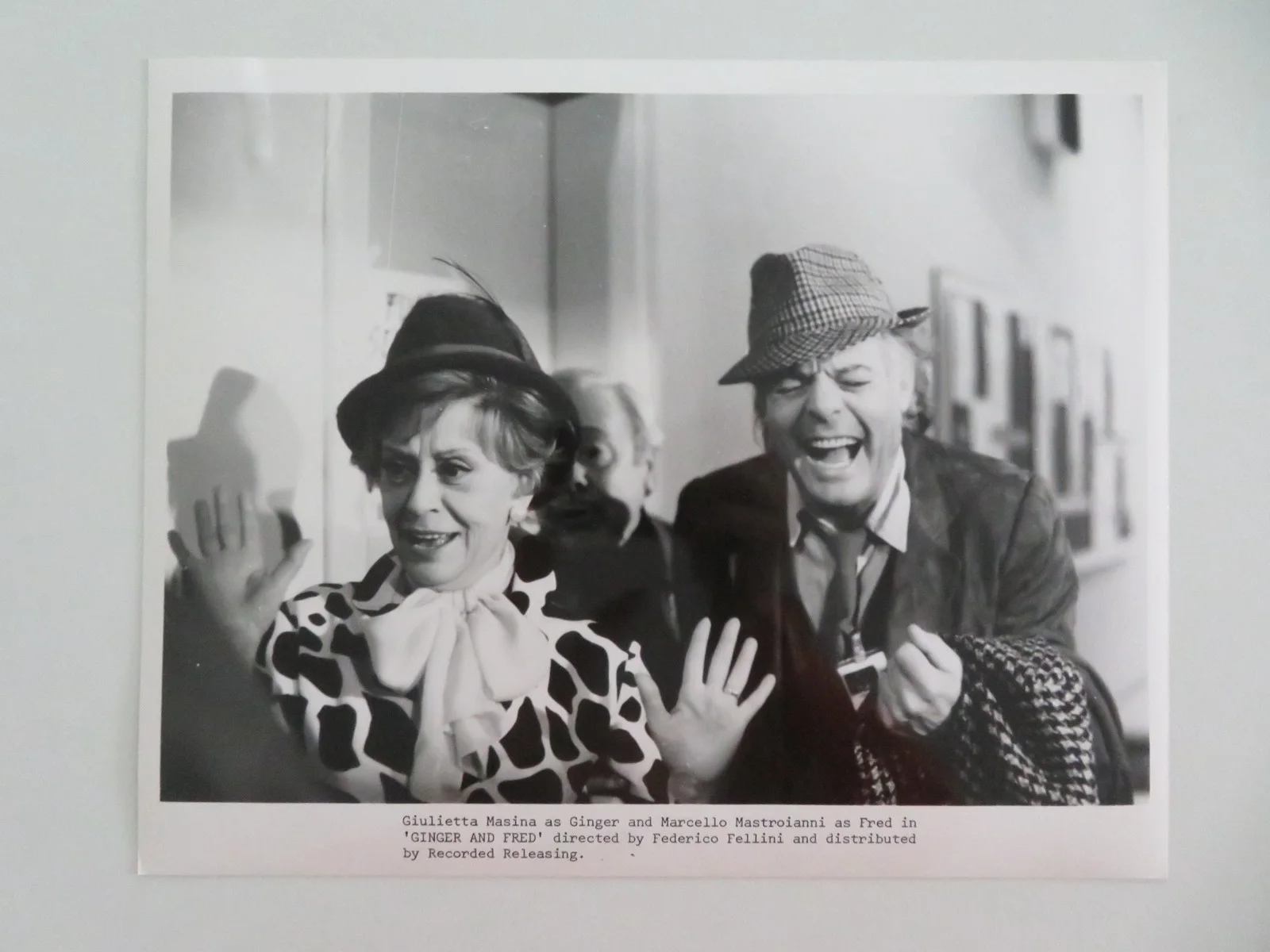 GINGER & FRED MOVIE STILL PHOTO LOT OF 9 MARCELLO MASTROIANNI G. MASINA 1986, изображение 4