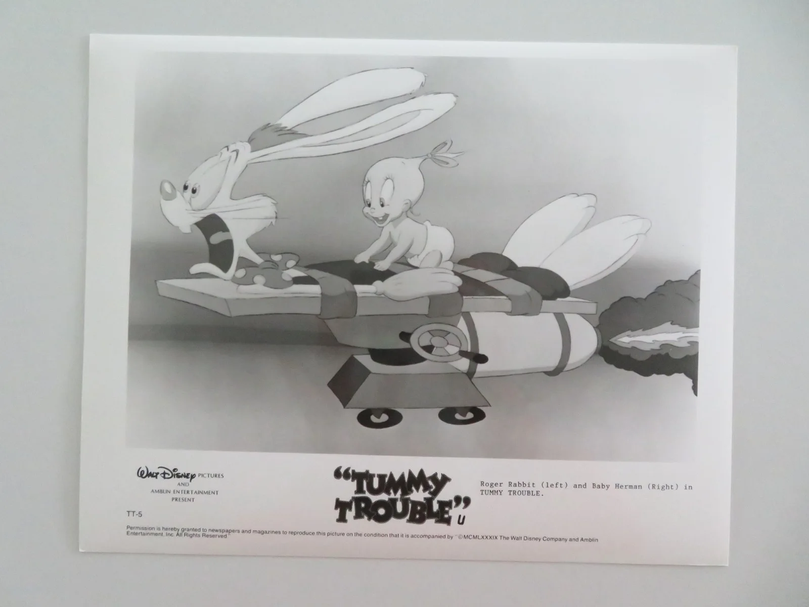 TUMMY TROUBLE MOVIE STILL PHOTO LOT OF 3 DISNEY KATHLEEN TURNER 1989, изображение 4