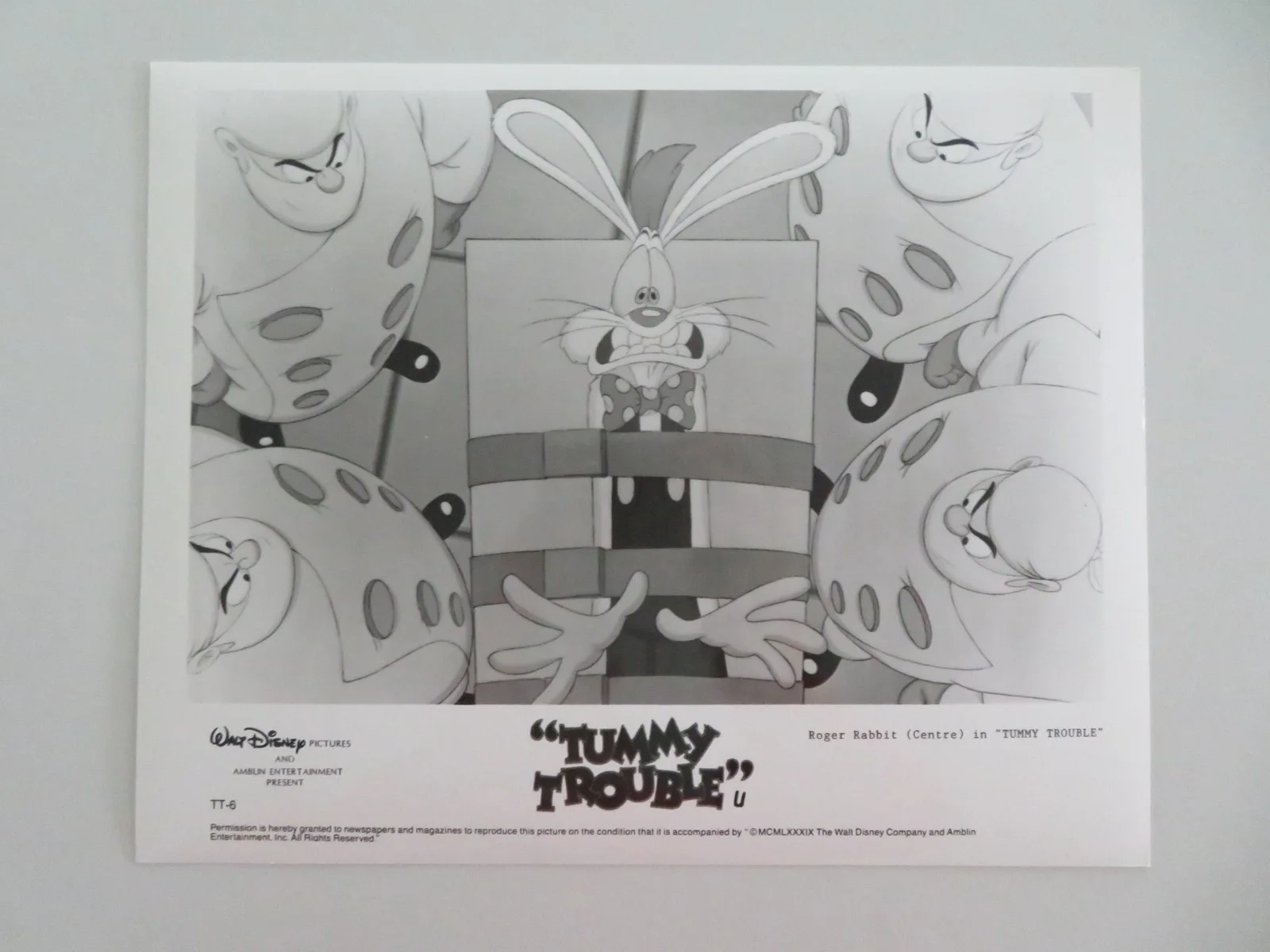 TUMMY TROUBLE MOVIE STILL PHOTO LOT OF 3 DISNEY KATHLEEN TURNER 1989, изображение 5