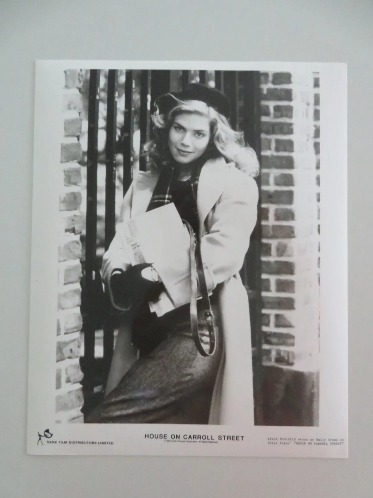 THE HOUSE ON CARROLL STREET MOVIE STILL PHOTO LOT OF 8 JEFF DANIELS 1987, изображение 5
