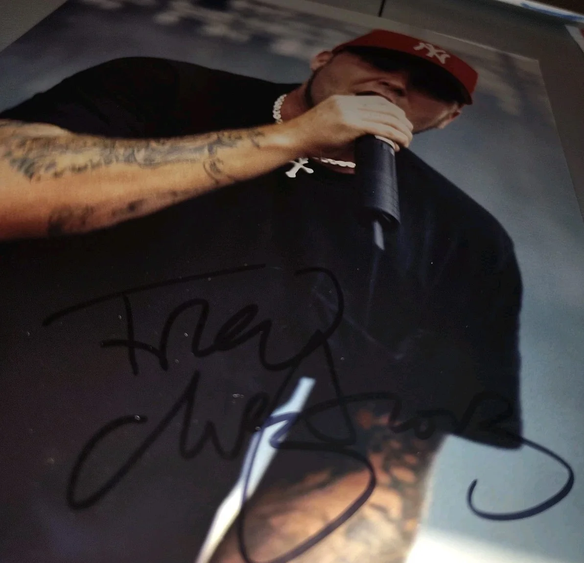 Fred Durst Signed Limp Bizkit 2003 Every Letter Autograph Dated, image 5