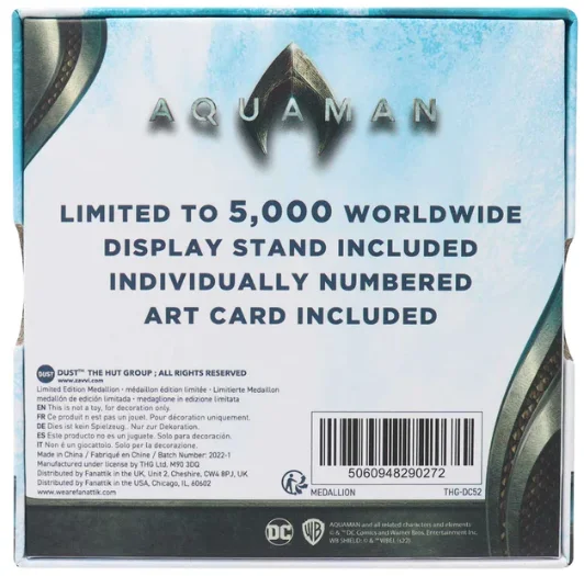 DC Aquaman Limited Edition FaNaTtiK Medallion, image 2