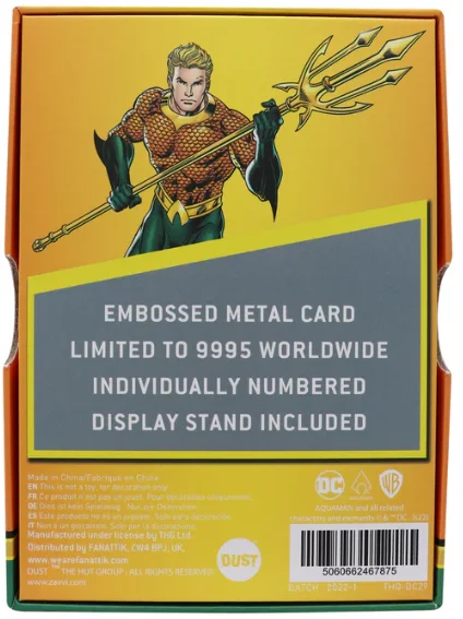 DC Comics Limited Edition Aquaman Collectible FaNaTtiK Ingot, изображение 3