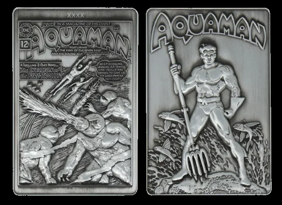DC Comics Limited Edition Aquaman Collectible FaNaTtiK Ingot, изображение 4