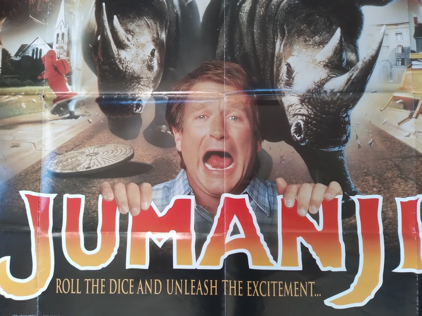 Jumanji original movie 1995 poster UK quad, image 2