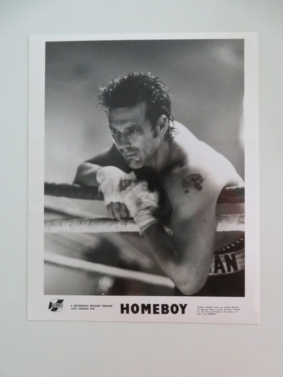 HOMEBOY MOVIE STILL PHOTO LOT OF 5 MICKEY ROURKE CHRISTOPHER WALKEN 1988, изображение 5