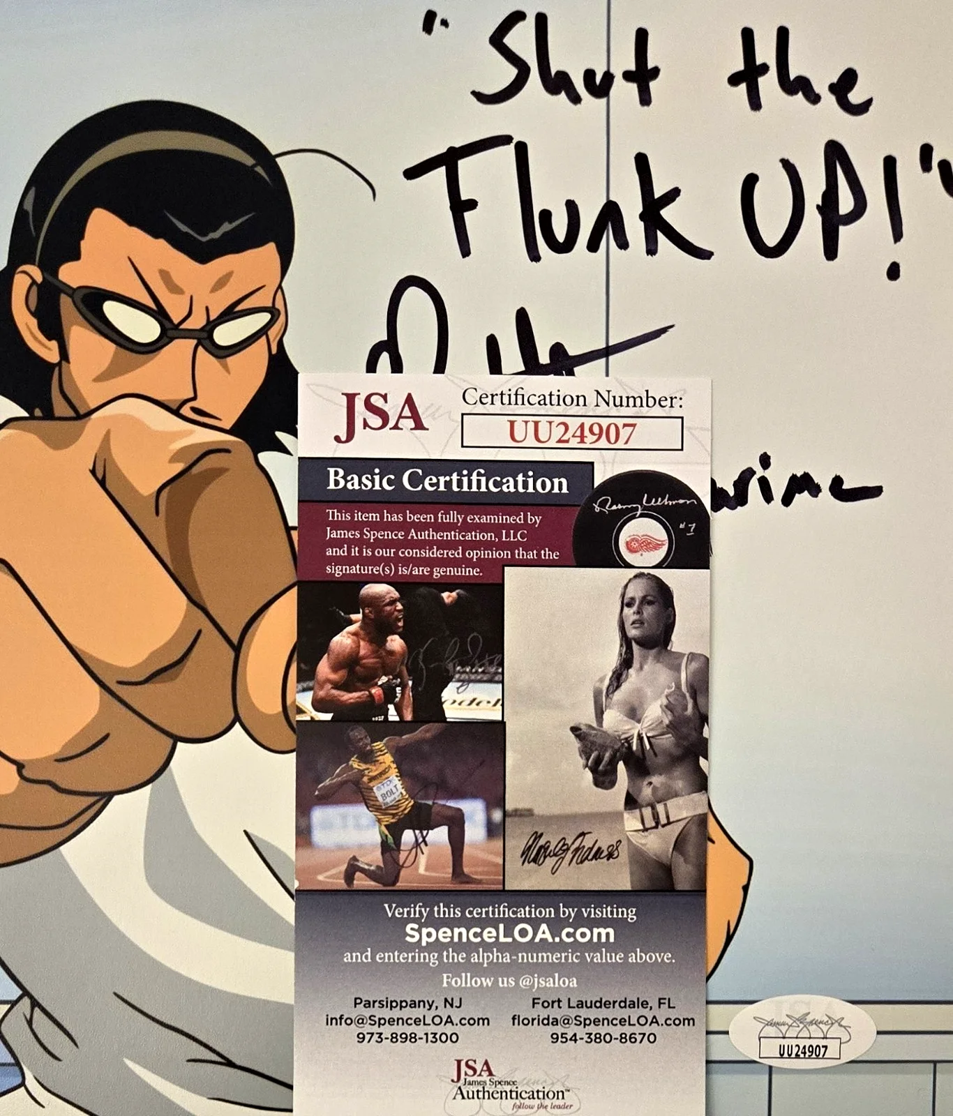 Brandon Potter — School Rumble Signed Photo Harima Brandon Potter Autograph Anime Manga JSA COA 7, изображение 2