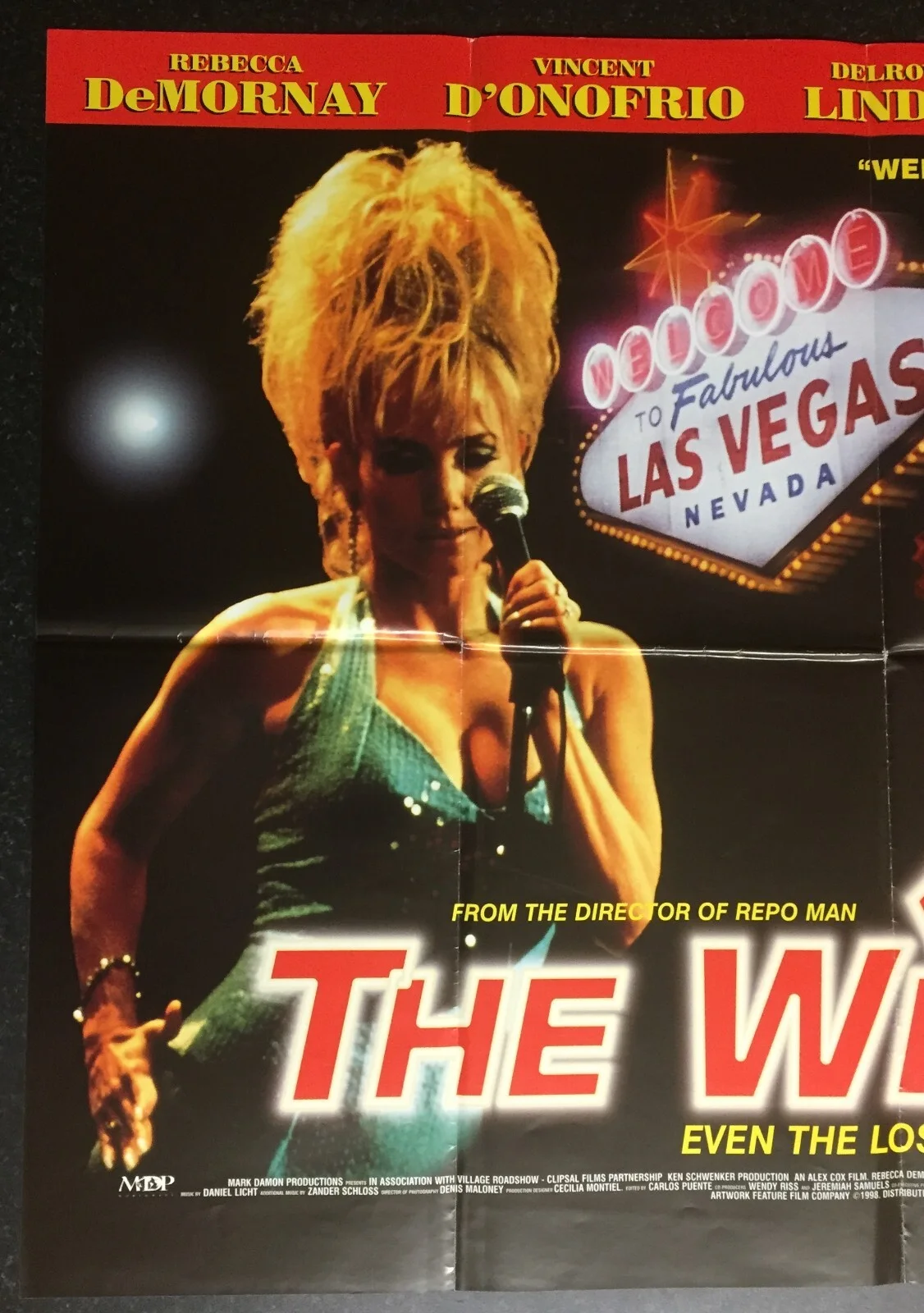 THE WINNER 1996 Original Cinema UK Quad Movie POSTER Rebecca De Mornay Thornton, изображение 4