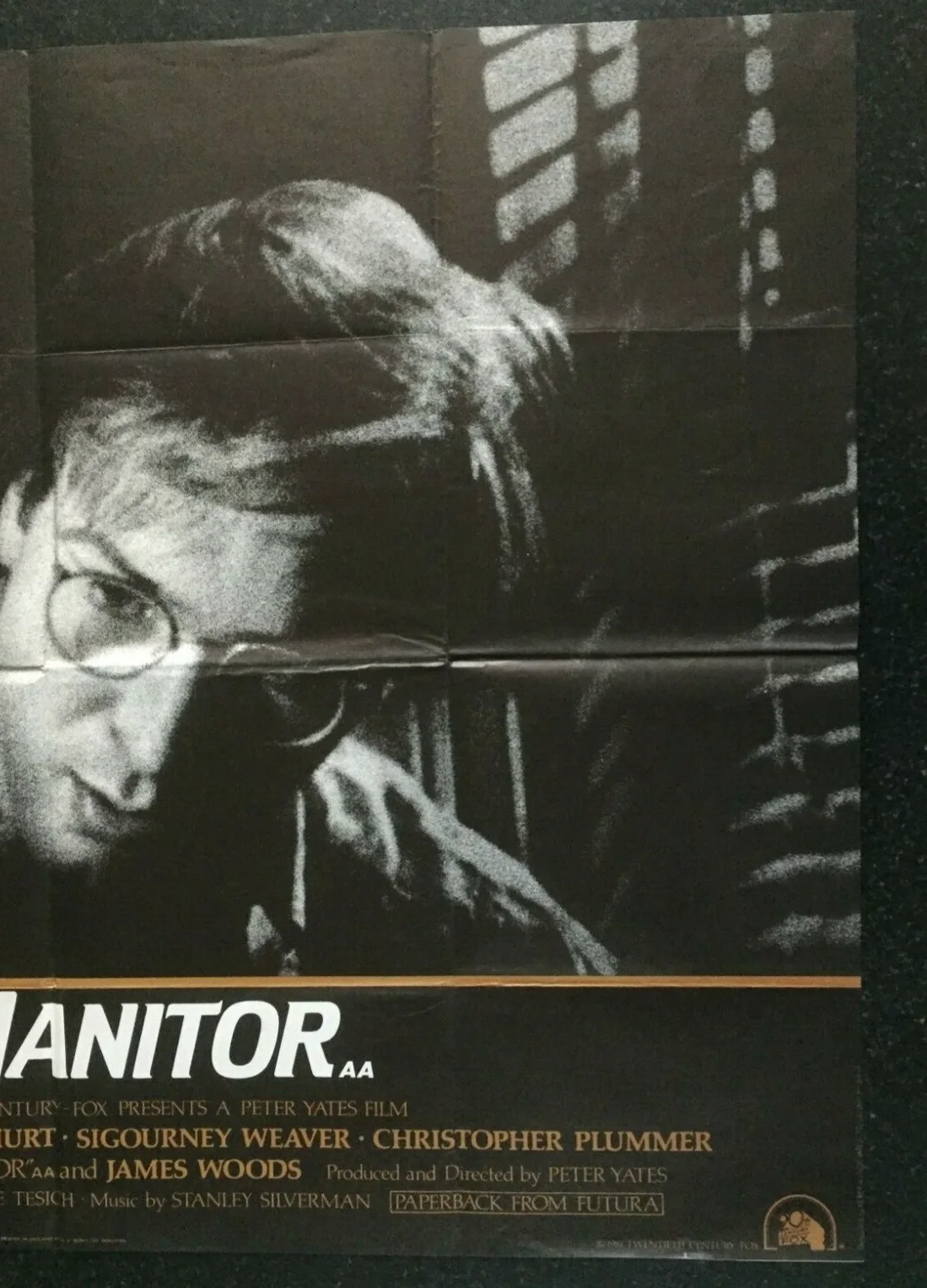 EYEWITNESS (THE JANITOR) 1981 Original Cinema UK Quad Movie POSTER Hurt & Weaver, изображение 4