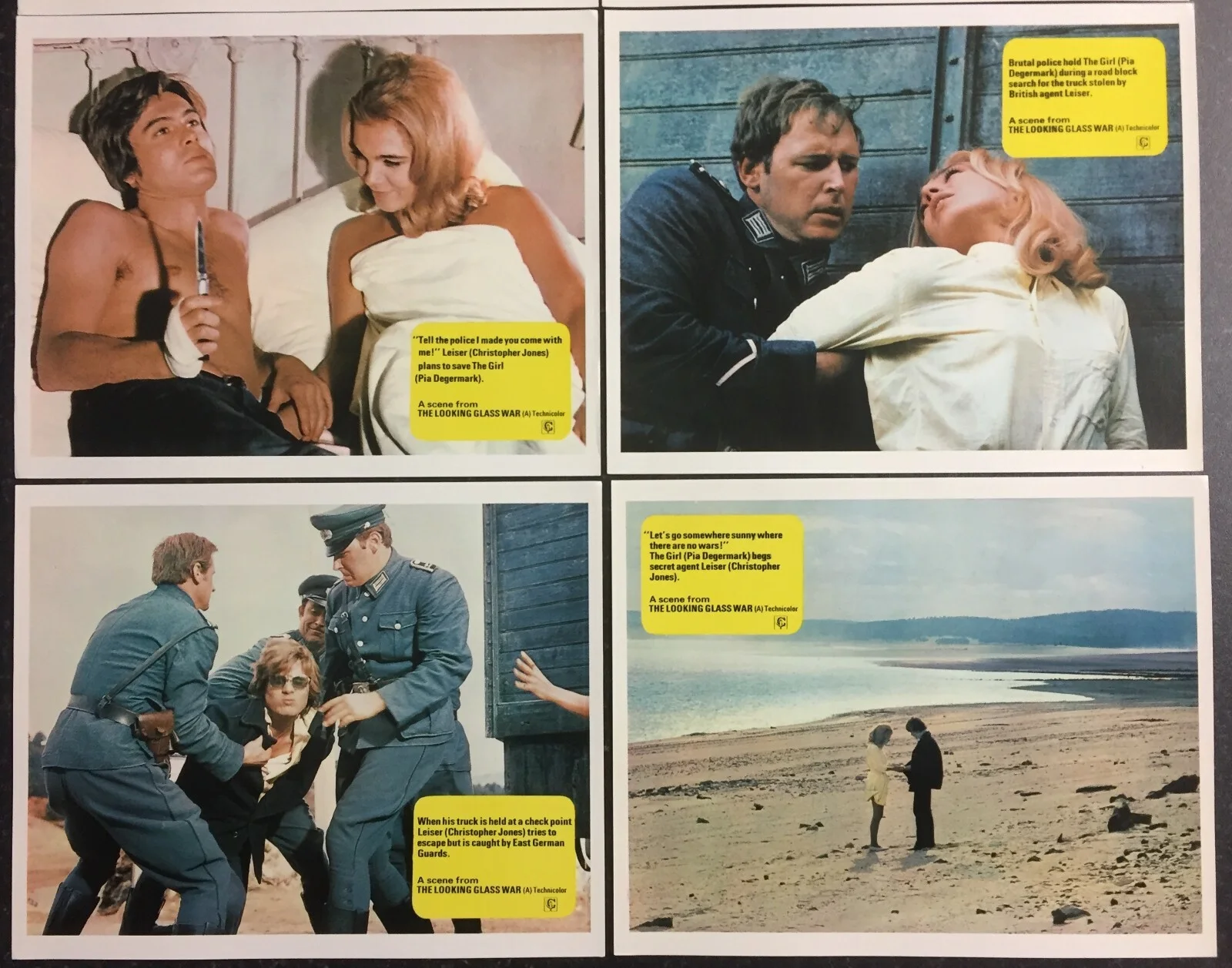 THE LOOKING GLASS WAR 1970 Original Movie Lobby Card Set 10x8 UK Jones Degermark, изображение 3