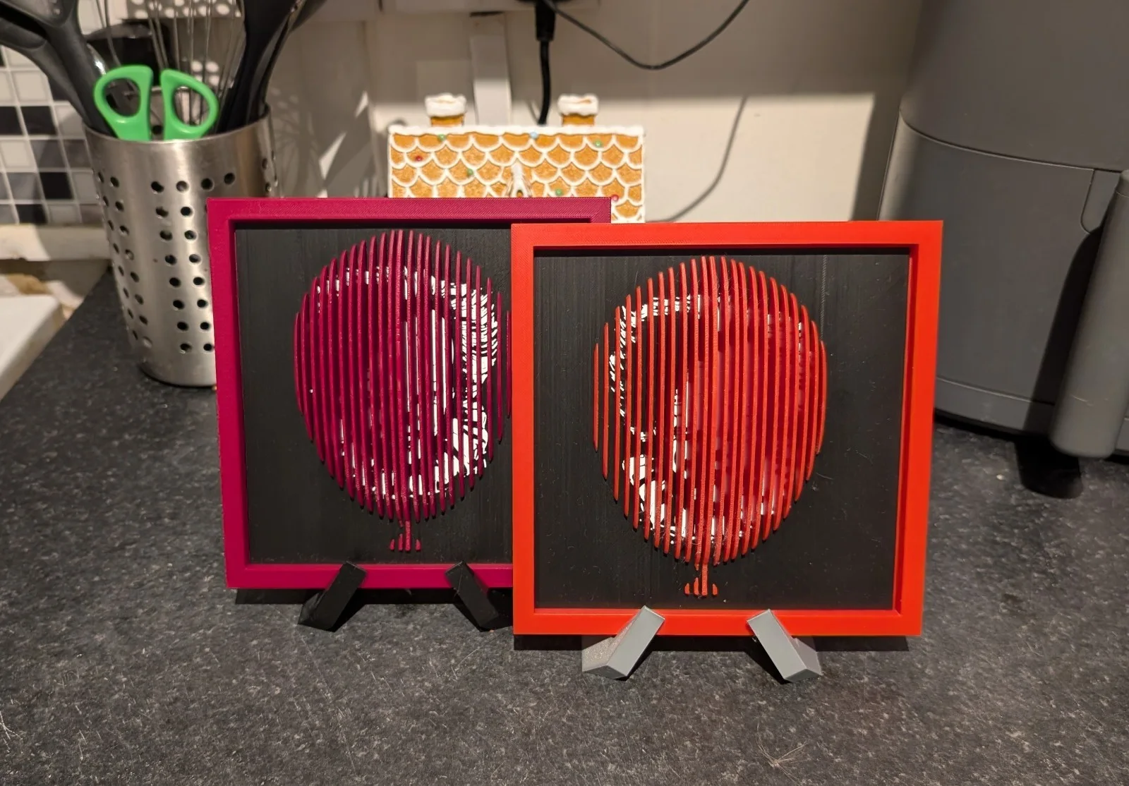 IT Balloon Illusion Wall Art 3D Printed Pennywise Hidden Picture Horror Movie UK, image 4