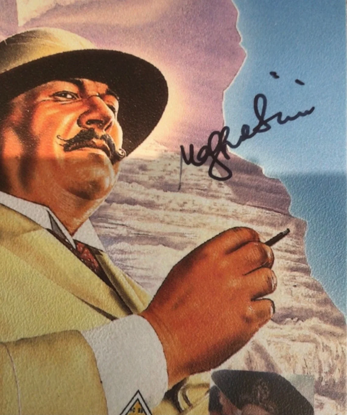 🇬🇧 Genuine- Beckett -Signed Dame Maggie Smith - Death on the Nile Video Slip, image 2