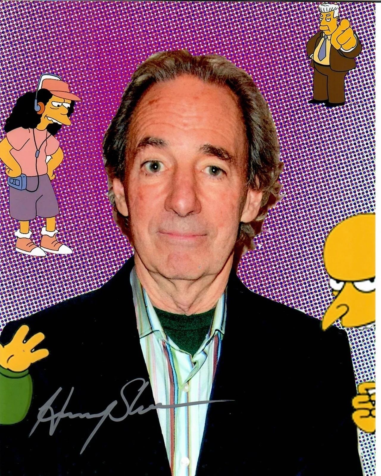 Harry Shearer — Harry Shearer The Simpsons Flanders Burns Skinner Signed 8 x 10 Photo TTM COA