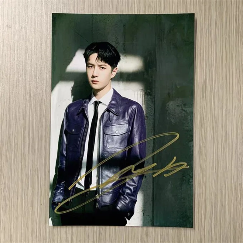 Wang Yibo 王一博 Autographed Signed Photo WANG YIBO Photos Collection, изображение 3