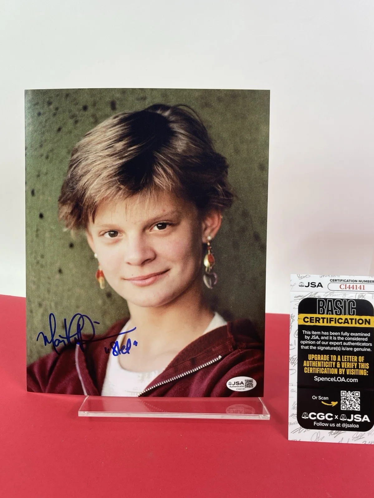 Martha Plimpton — MARTHA PLIMPTON The Goonies hand Signed 8x10 photograph JSA certified (#1), изображение 2