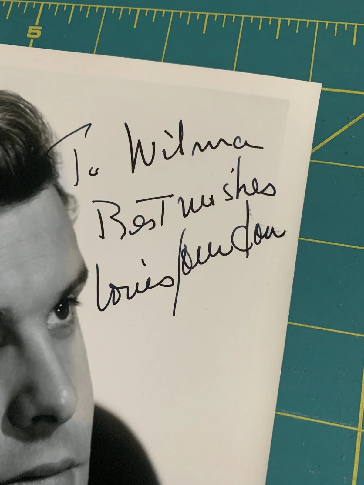 Louis Jourdon — Louis Jourdan Signed Vintage Celebrity Autograph Photo RARE!, image 3
