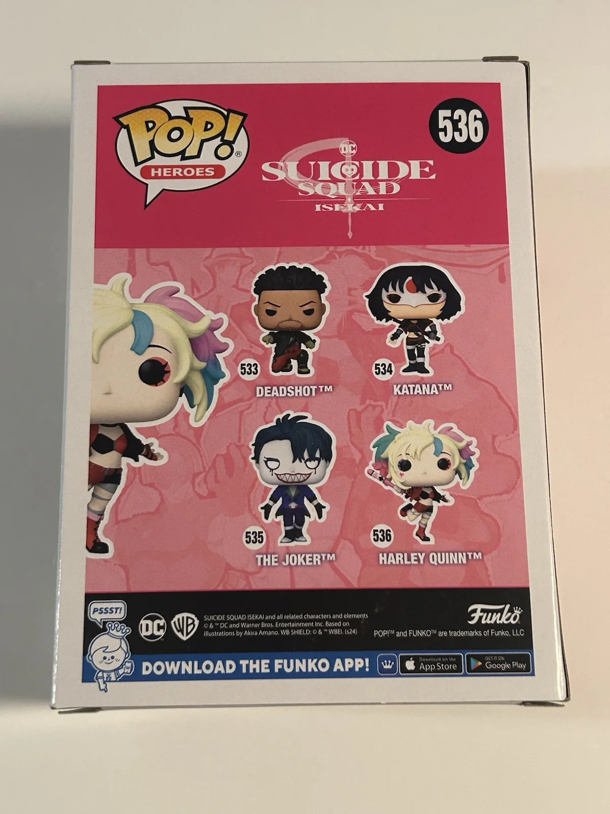 Karlii Hoch — Harley Quinn Isekai Signed Karli Hoch Suicide Squad Funko 536 w/ COA & Inscribed, изображение 3
