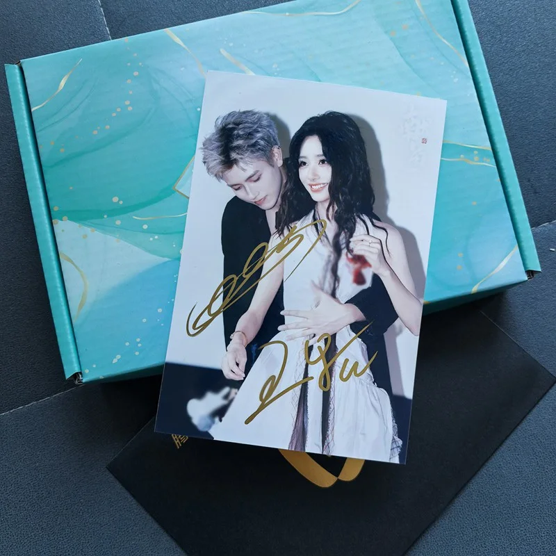 When Destiny Brings the Demon Chen Feiyu Wang Yinglu Autographed Signed Photos, изображение 2