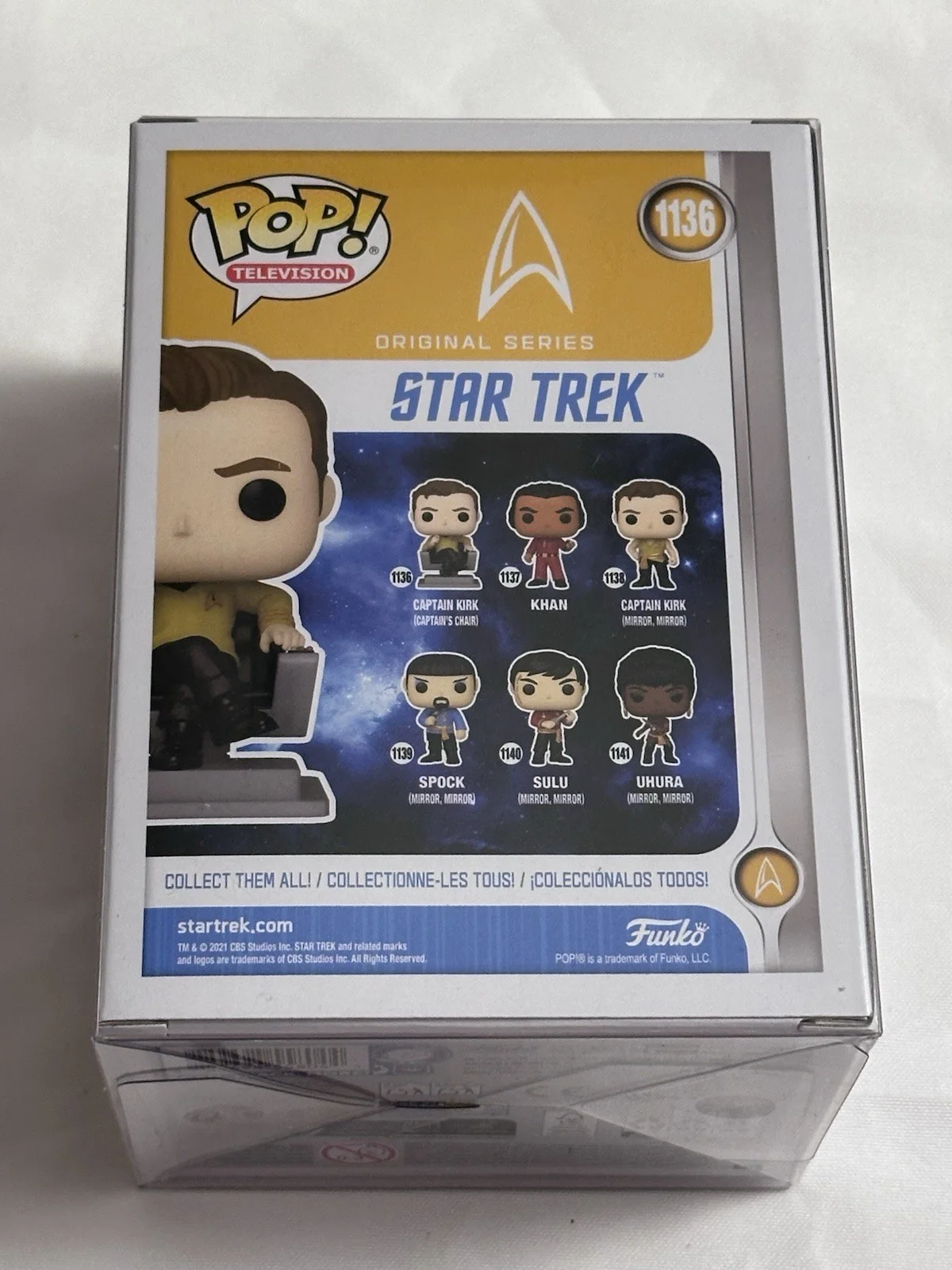 William Shatner — Star Trek Captain Kirk Funko Pop 1136 Signed by William Shatner - Authenticated, image 2
