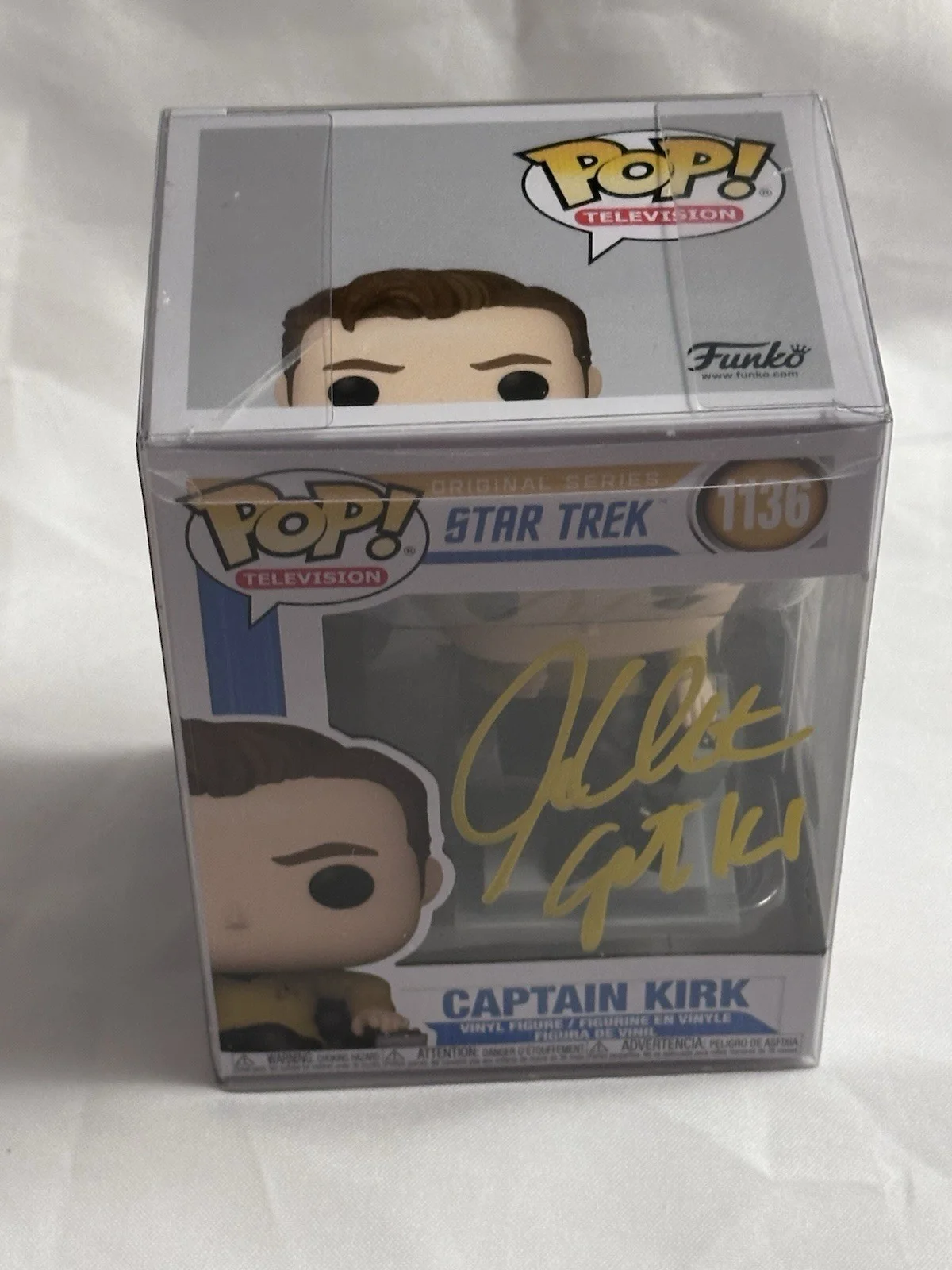 William Shatner — Star Trek Captain Kirk Funko Pop 1136 Signed by William Shatner - Authenticated, image 4