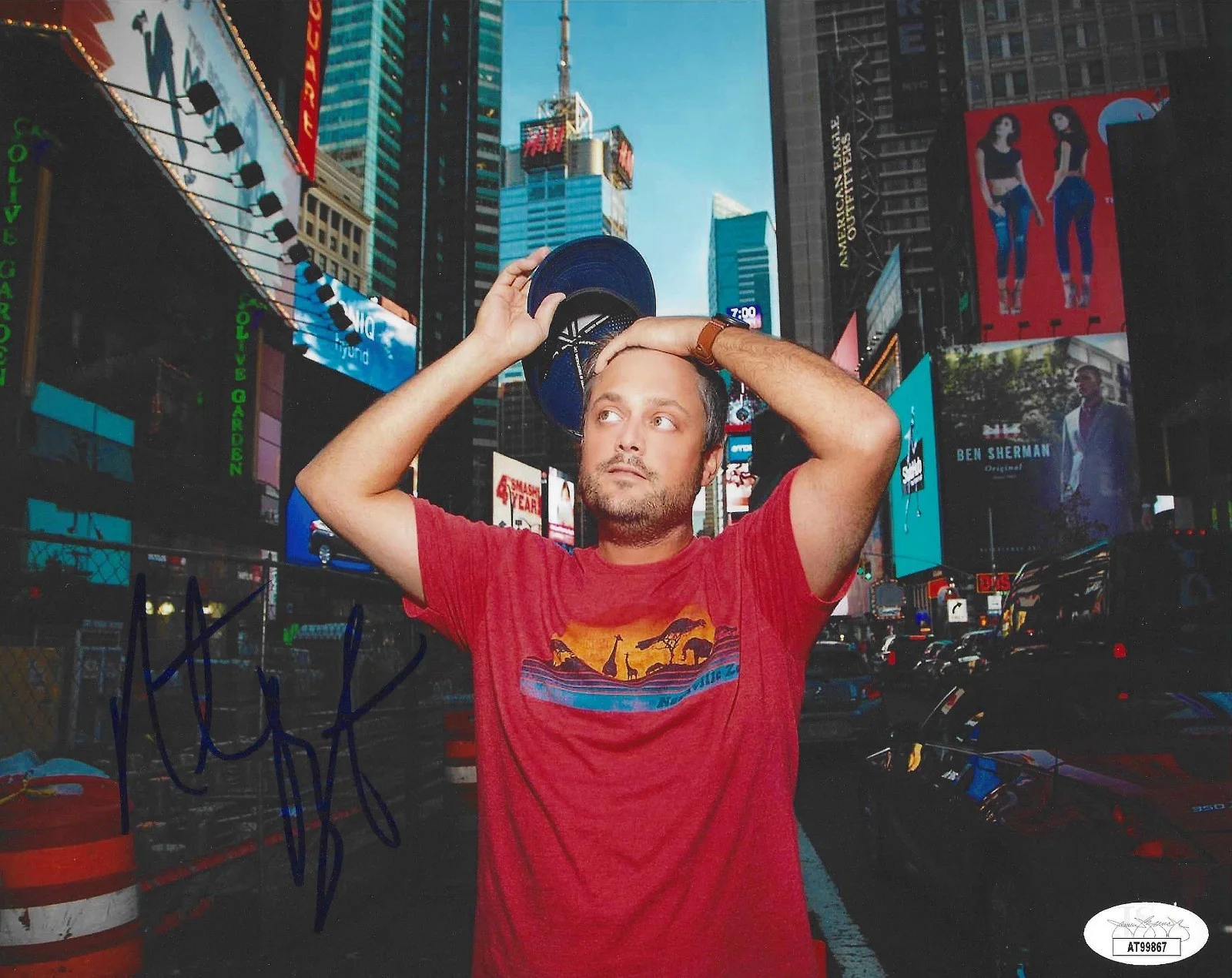 NATE BARGATZ — NATE BARGATZ SIGNED AUTOGRAPHED 8x10 PHOTO COMEDIAN STAND UP SNL JSA COA !!