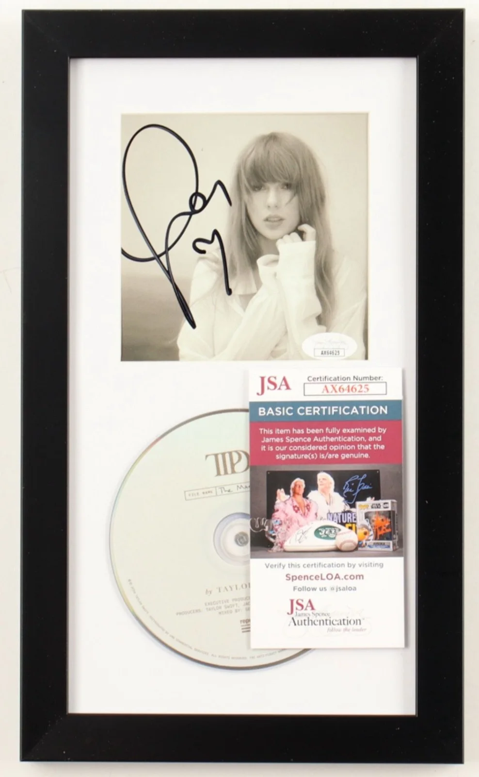 Taylor Swift Signed The Tortured Poets Department CD, изображение 2