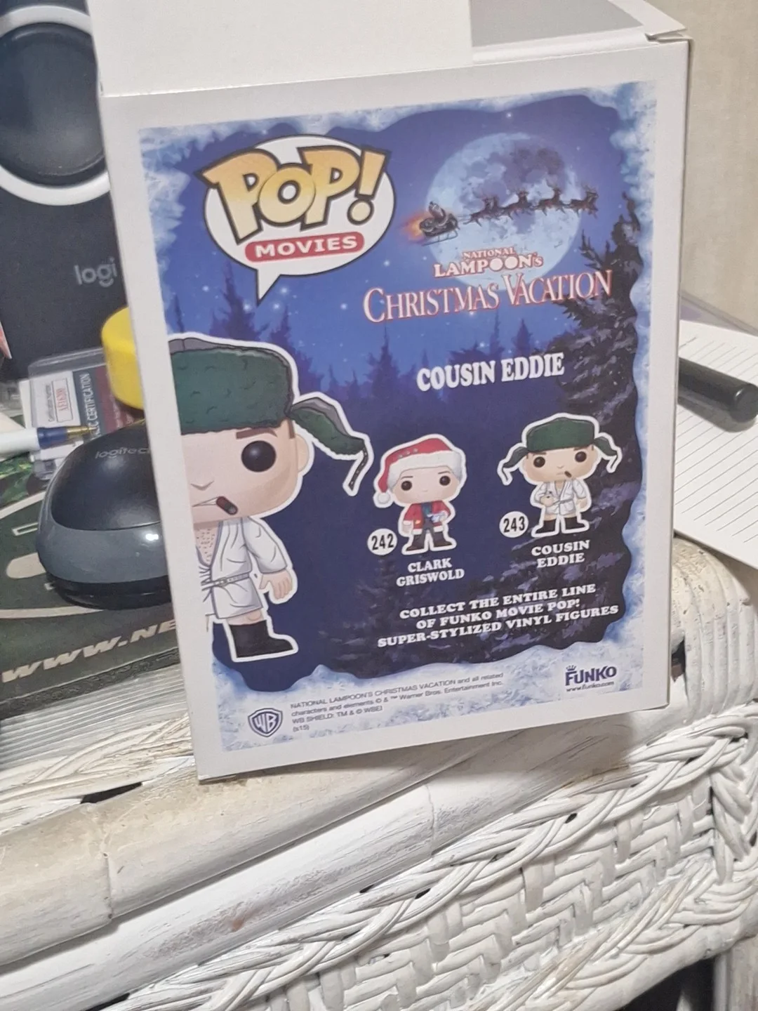 Randy Quaid — FUNKO POP Christmas Vacation Randy Quaid Cousin Eddie Signed 'Cousin Eddie' JSA, изображение 3