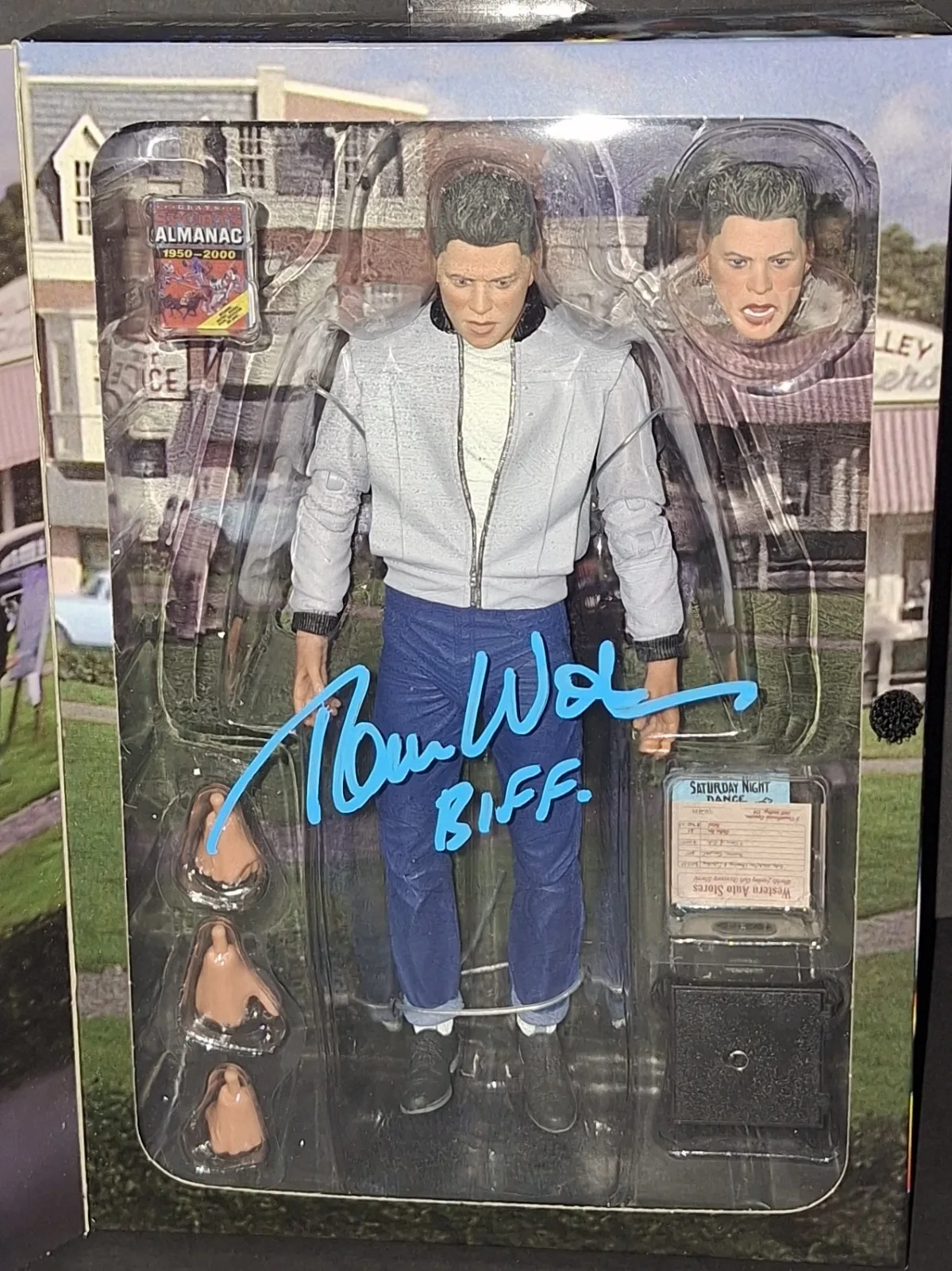 Thomas F. Wilson — Tom Wilson Signed Autographed Neca Biff Tanner Beckett COA, image 2