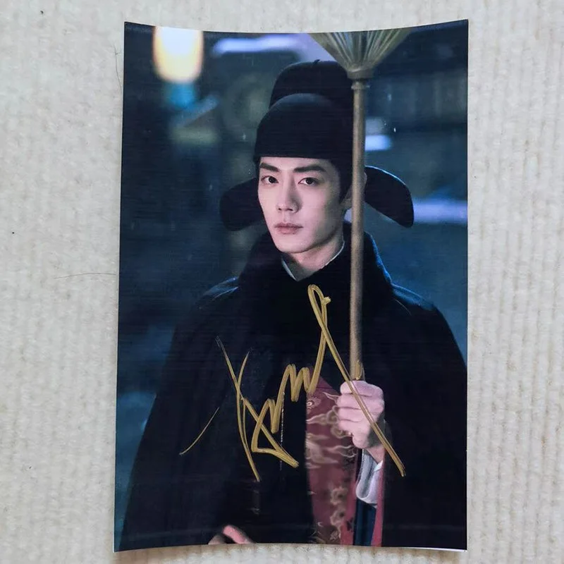 Legend of Zanghai Xiao Zhan Photos Cards Autographed Signed Photo Collection, изображение 3