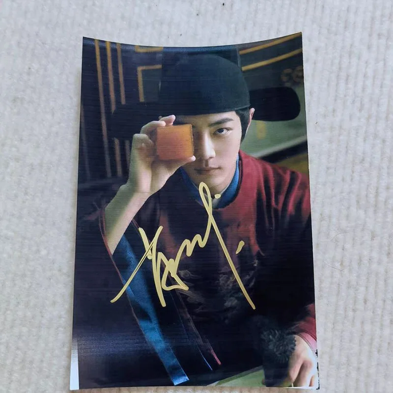 Legend of Zanghai Xiao Zhan Photos Cards Autographed Signed Photo Collection, изображение 4