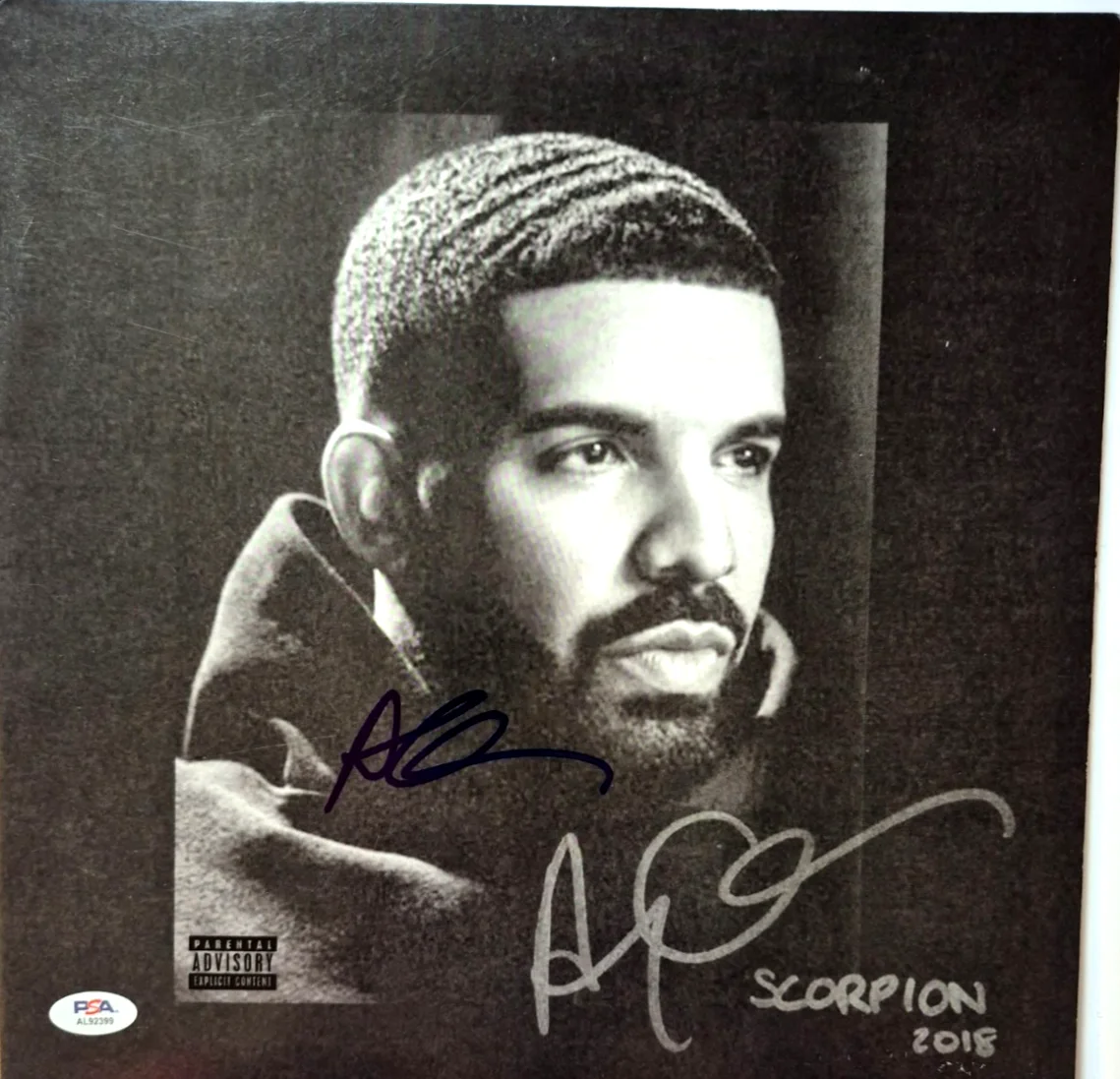 DRAKE SIGNED AUTOGRAPHED SCORPION ALBUM VINYL AUBREY GRAHAM OVOXO PSA DNA COA 3, изображение 2