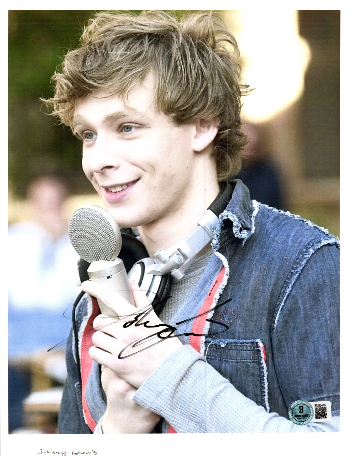 Johnny Lewis — RARE Johnny Lewis 8.5x11 Signed Photo Son's Of Anarchy Beckett BU86476 Died 2012
