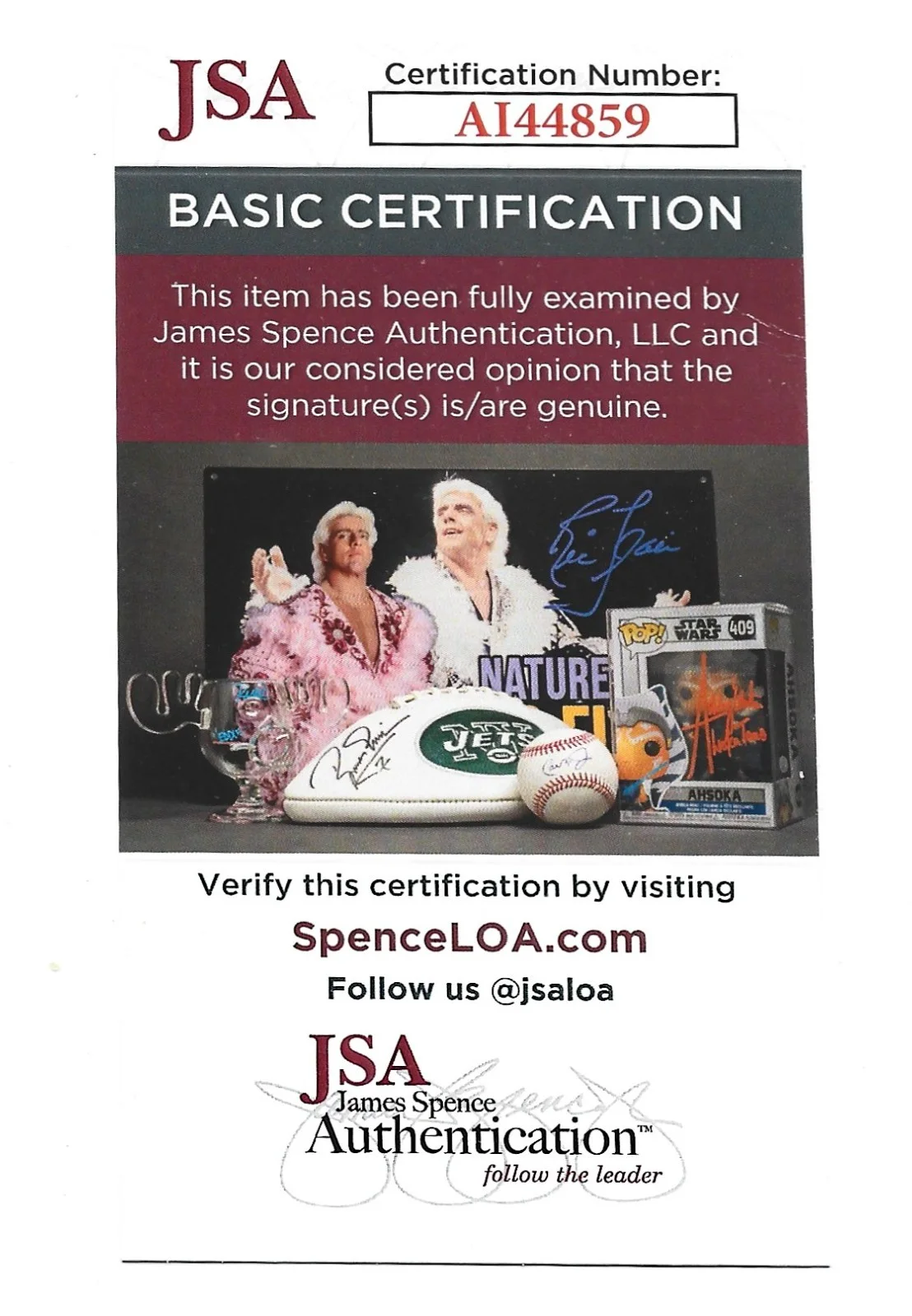 Glenda Jackson — Autographed Glenda Jackson index card JSA Certified, image 3