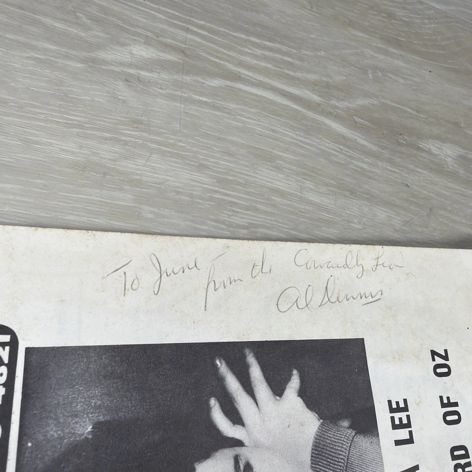 Brenda Lee Signed Autograph Playbill 1963 Summer Musicals The Wizard of Oz, image 3