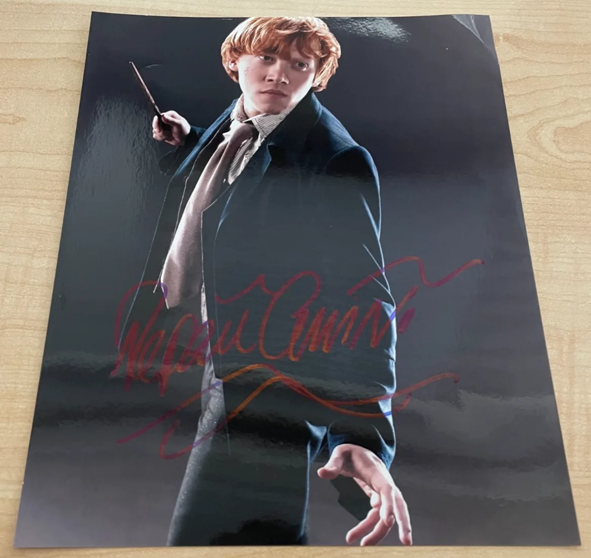 Rupert Grint — Rupert Grint Signed Autograph Signature 8x10 Harry Potter with COA, image 2