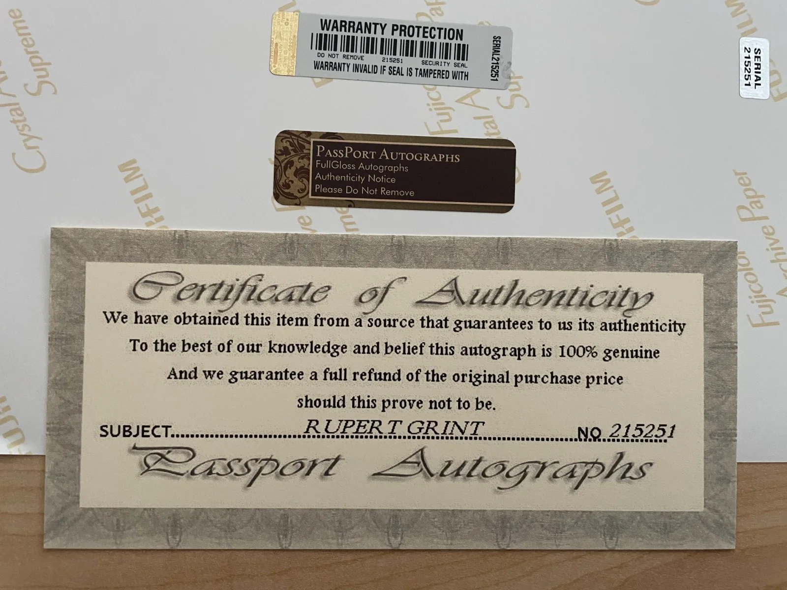Rupert Grint — Rupert Grint Signed Autograph Signature 8x10 Harry Potter with COA, image 4