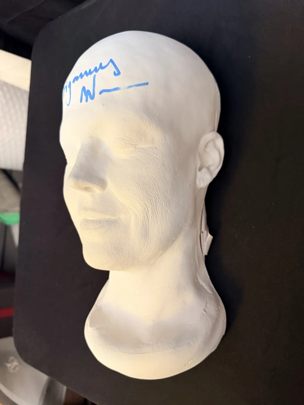Sigourney Weaver — Sigourney Weaver Signed Face Cast JSA RARE, image 2