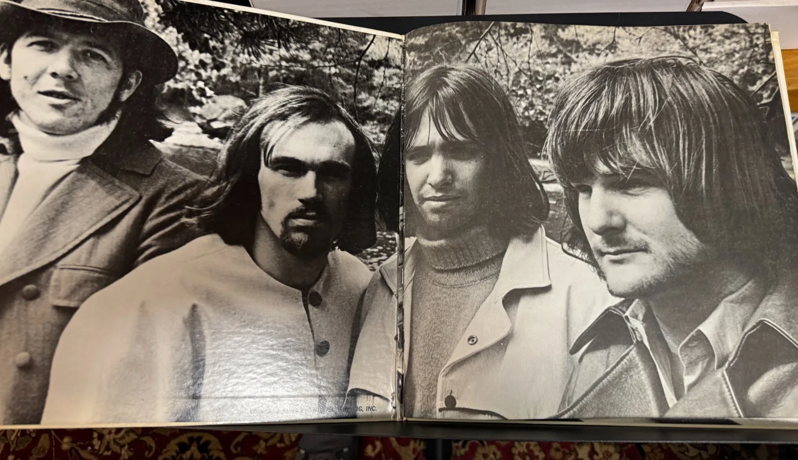 Iron Butterfly - Hard Back Tour Book App. 12 X 12 Very Scarce VG Condition, image 3