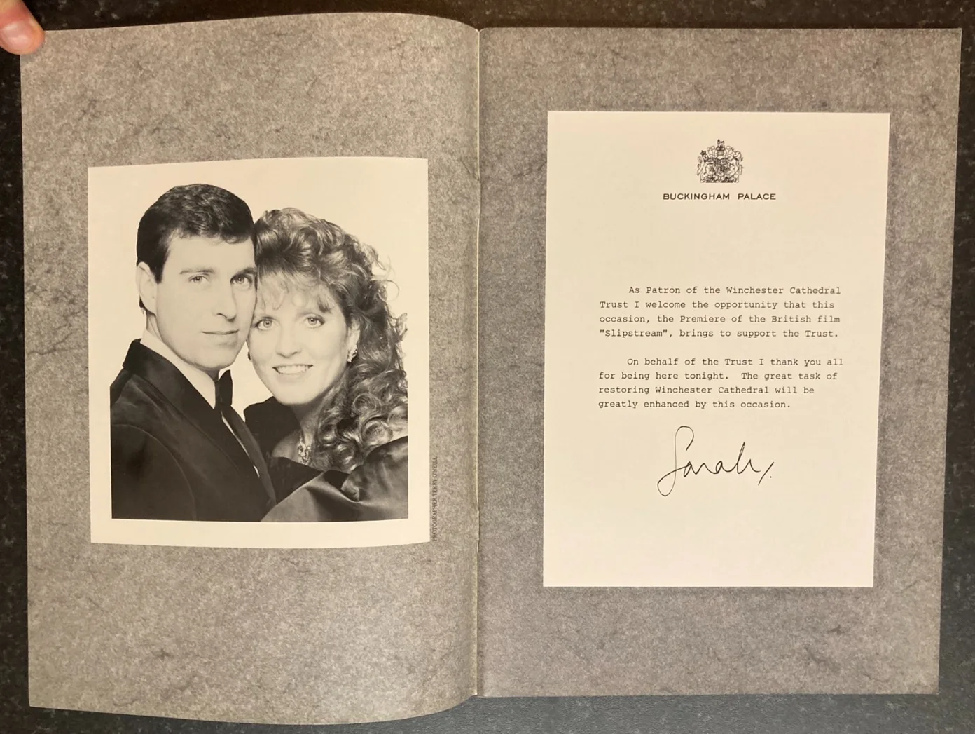 SLIPSTREAM 1989 Royal Charity Film Premiere Souvenir Program Brochure Rare, изображение 2